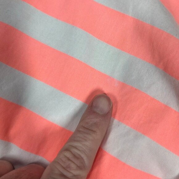 Lilly Pulitzer Dress Womens 0 Delia Sunrise Orange Stripe Wildflower Shift - Picture 5 of 11